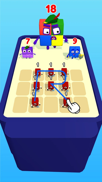 Merge Cube Number: Color Block - عکس بازی موبایلی اندروید