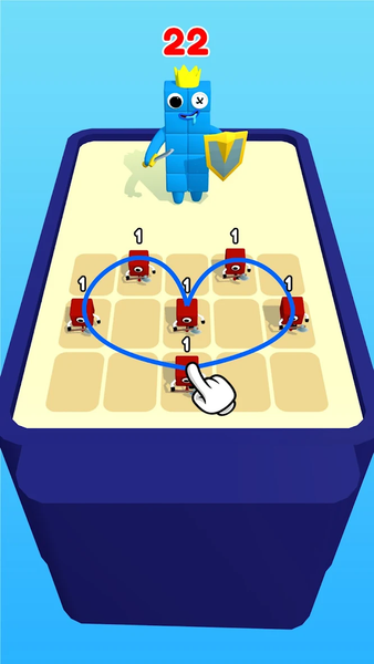 Merge Cube Number: Color Block - عکس بازی موبایلی اندروید