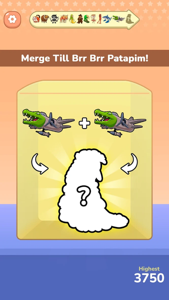 Brainrot Chaos: Drop Puzzle - Gameplay image of android game
