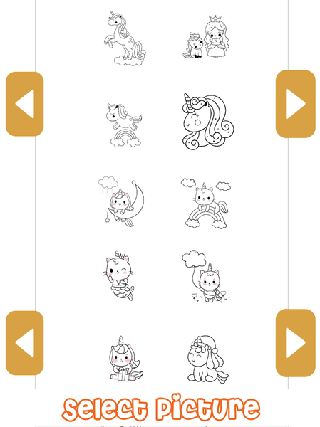 Kawaii Unicorn: Coloring World - عکس بازی موبایلی اندروید