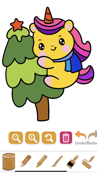 Kawaii Unicorn: Coloring World - عکس بازی موبایلی اندروید