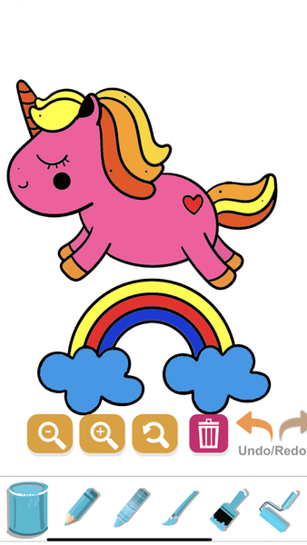Kawaii Unicorn: Coloring World - عکس بازی موبایلی اندروید