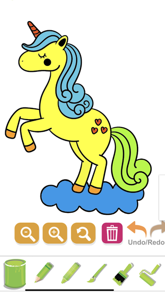 Kawaii Unicorn: Coloring World - عکس بازی موبایلی اندروید