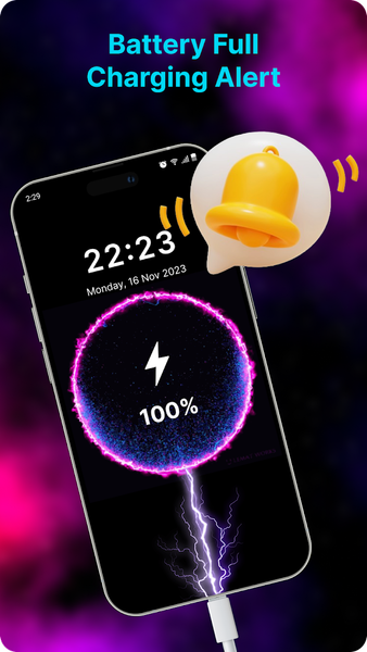 Battery Charging Animation ۳D - عکس برنامه موبایلی اندروید