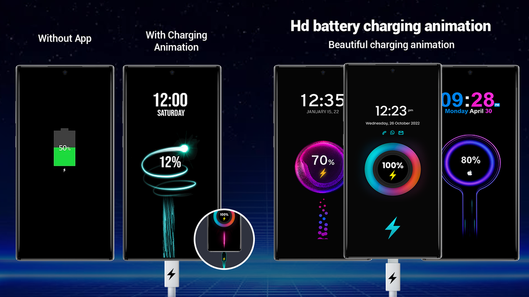 3D Battery Charging Animation - Image screenshot of android app