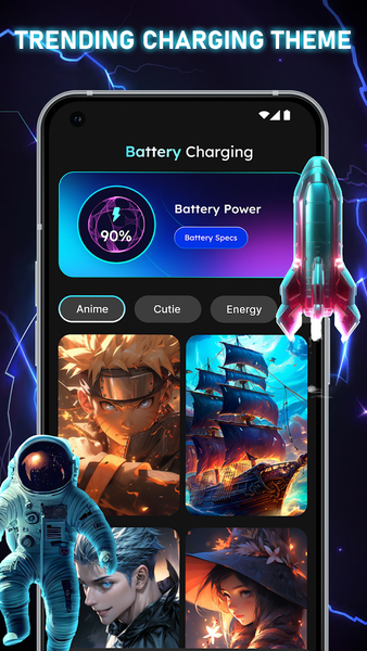 Battery Charging Animation Art - عکس برنامه موبایلی اندروید