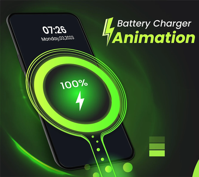 Battery Charger Animation - عکس برنامه موبایلی اندروید