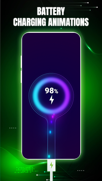 3D Battery Charging Animation - Image screenshot of android app
