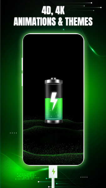 3D Battery Charging Animation - Image screenshot of android app