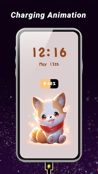 Battery Charging Animation App - عکس برنامه موبایلی اندروید