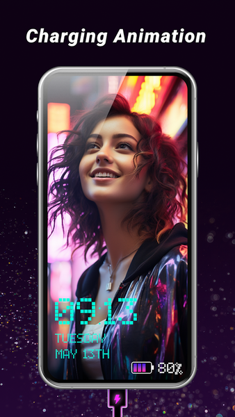Battery Charging Animation App - عکس برنامه موبایلی اندروید