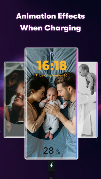 ۳D Battery Charging Animation - عکس برنامه موبایلی اندروید