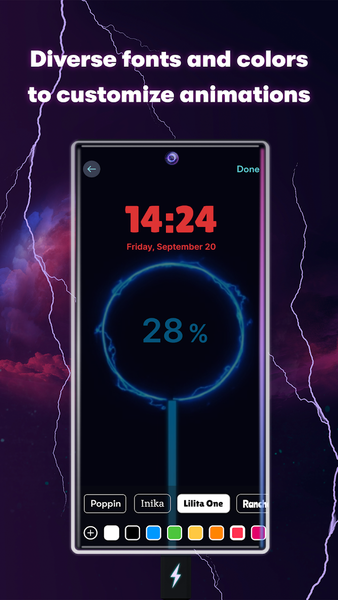 ۳D Battery Charging Animation - عکس برنامه موبایلی اندروید
