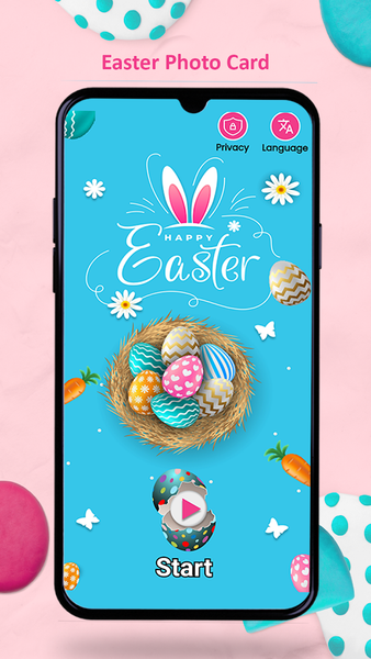 Easter Photo Frames & Wishes - عکس برنامه موبایلی اندروید