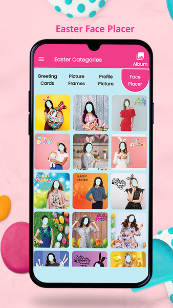 Easter Photo Frames & Wishes - عکس برنامه موبایلی اندروید