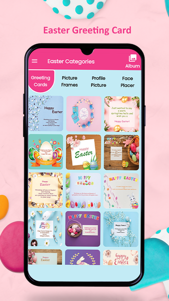 Easter Photo Frames & Wishes - عکس برنامه موبایلی اندروید