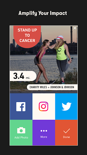 Charity Miles: Walking & Runni - عکس برنامه موبایلی اندروید