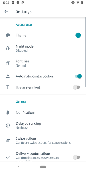 SMS Messenger - عکس برنامه موبایلی اندروید