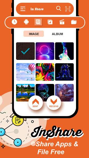 InShare - Share Apps and File Free - عکس برنامه موبایلی اندروید