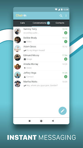 Chat-in Instant Messenger - عکس برنامه موبایلی اندروید