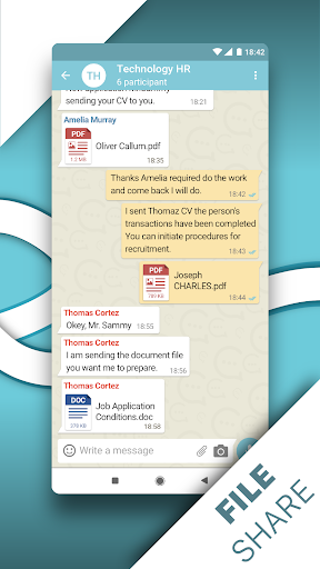Chat-in Instant Messenger - عکس برنامه موبایلی اندروید