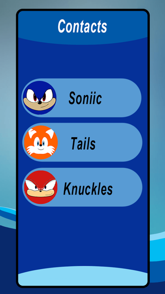 Fake Call SONIC EXE - عکس بازی موبایلی اندروید