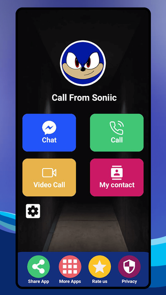 Fake Call SONIC EXE - عکس بازی موبایلی اندروید