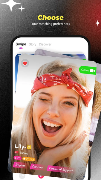 LivCam - Live Video Chat&Meet - عکس برنامه موبایلی اندروید