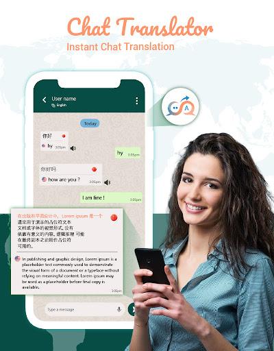 Chat Translator -All Translate - عکس برنامه موبایلی اندروید