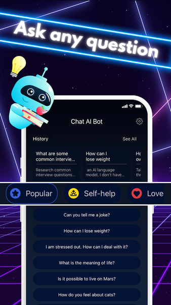 Chat AI Bot: Chatbot Assistant - Image screenshot of android app