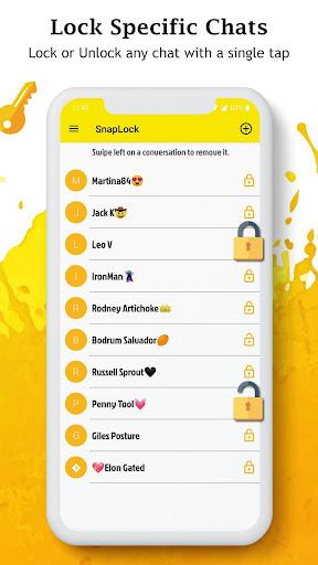 Chat Locker For Snap, SnapLock - عکس برنامه موبایلی اندروید