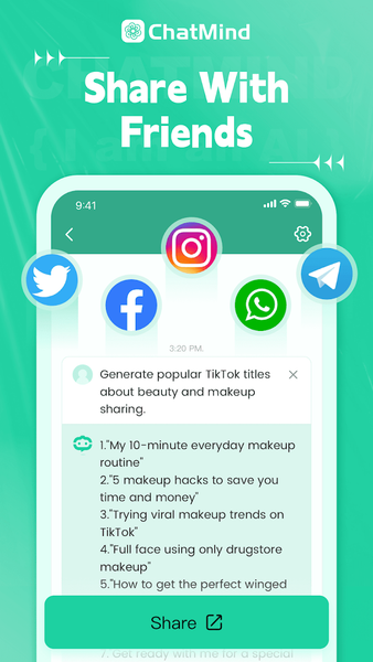 ChatMind-AI Chat Bot Assistant - Image screenshot of android app