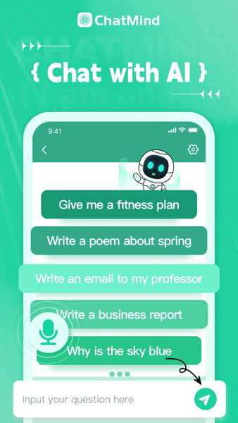 ChatMind-AI Chat Bot Assistant - Image screenshot of android app