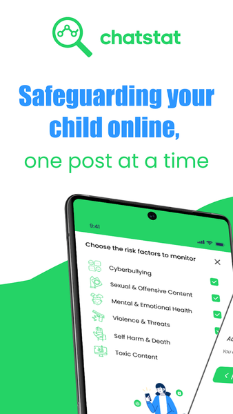 Chatstat - AI Child Safety App - Image screenshot of android app