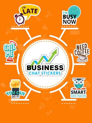 Business Chats Stickers - WAStickerApps - Image screenshot of android app