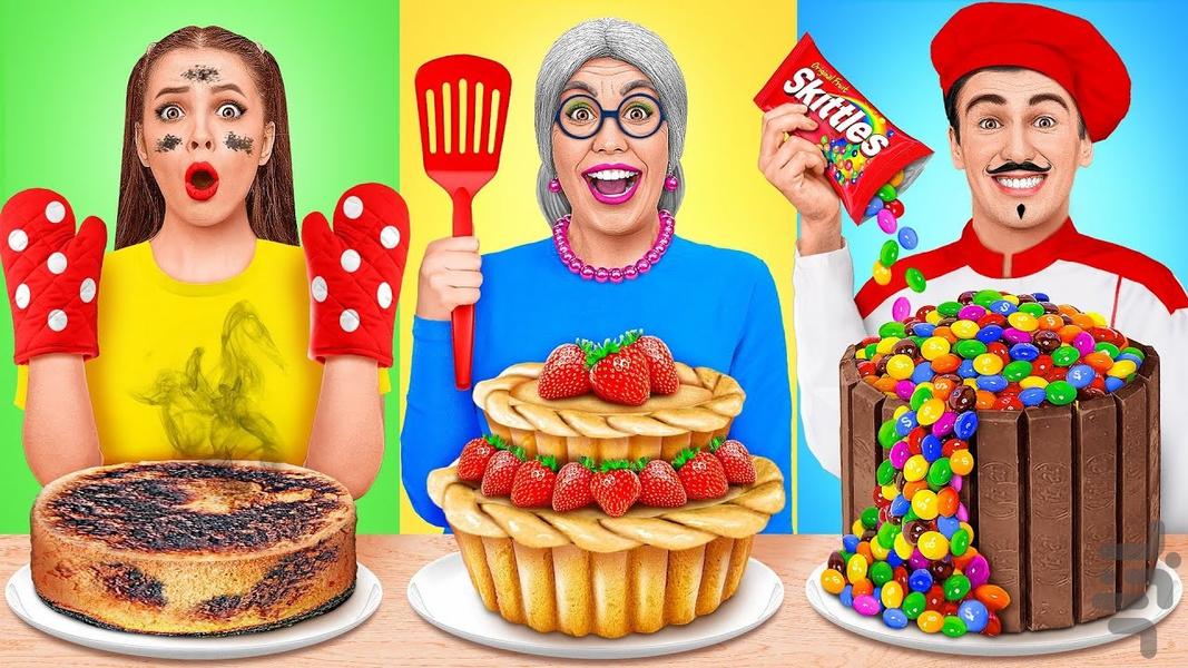 چالش خنده دار رقابت غذایی (بدون نت) - عکس برنامه موبایلی اندروید