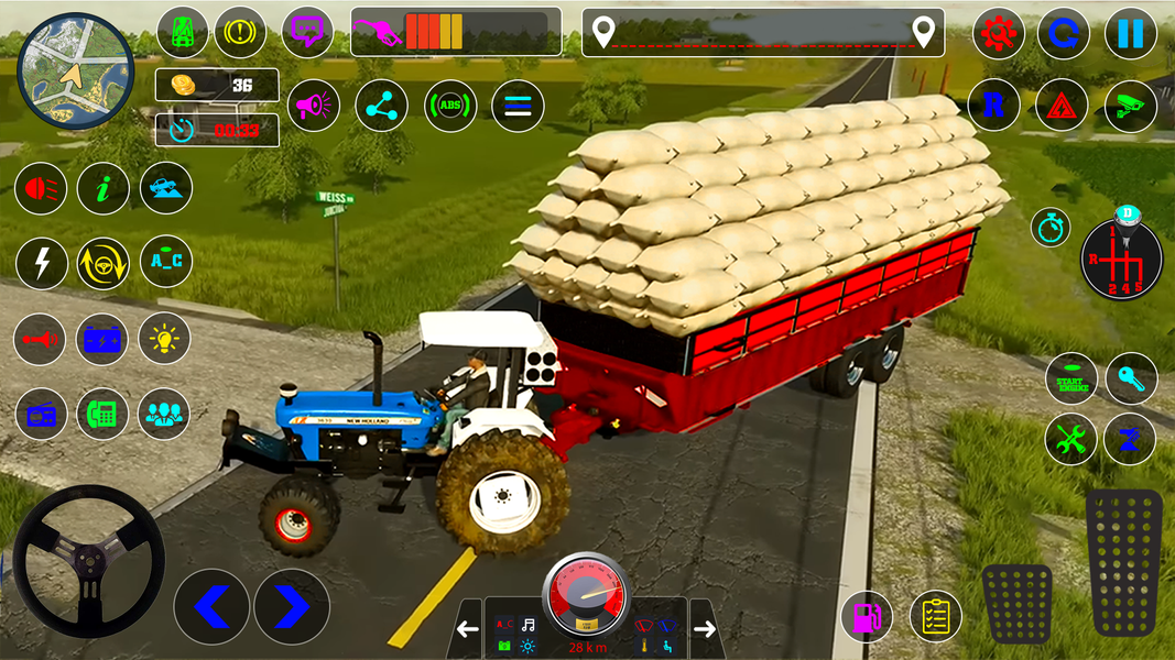 Tractor Farming Game ۳D Sim - عکس بازی موبایلی اندروید
