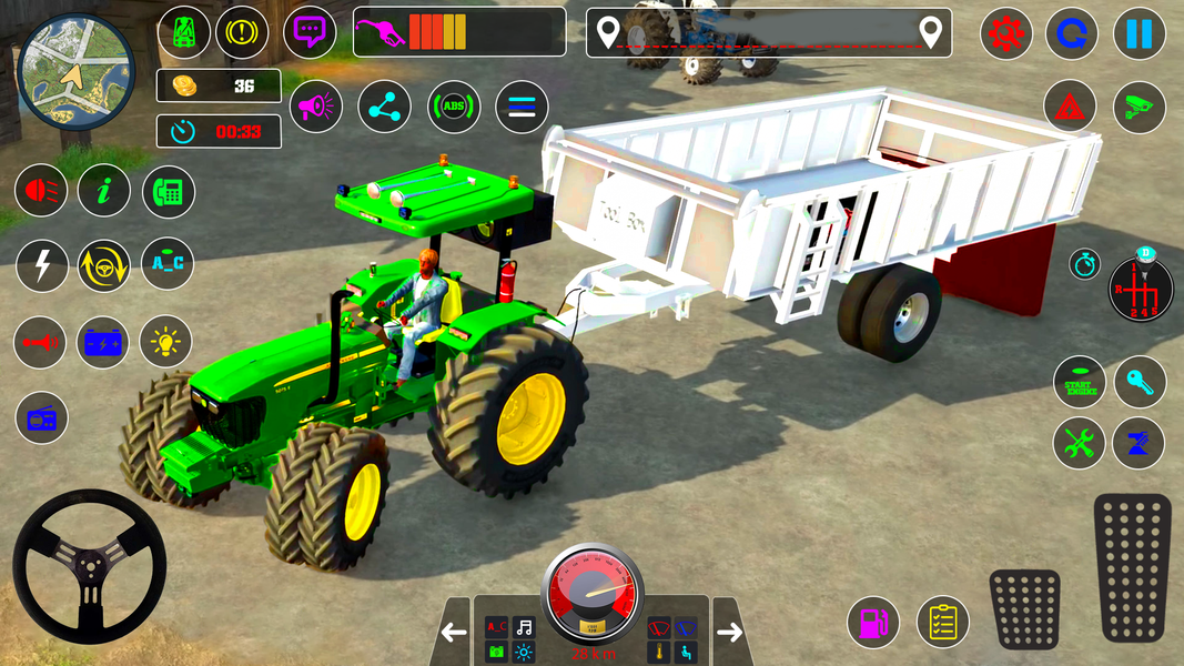 Tractor Farming Game 3D Sim - عکس بازی موبایلی اندروید