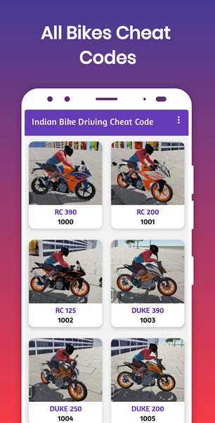 Indian Bike Driving Cheat Code - عکس برنامه موبایلی اندروید