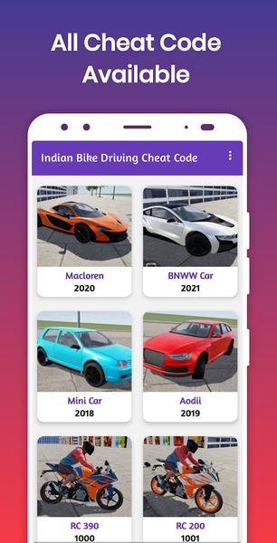 Indian Bike Driving Cheat Code - عکس برنامه موبایلی اندروید