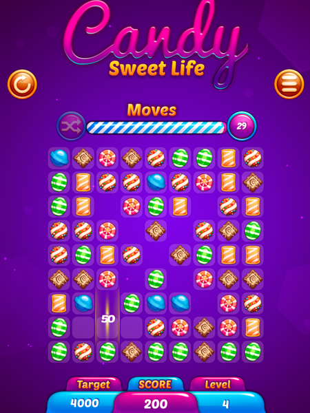 Candy - Sweet Life - عکس برنامه موبایلی اندروید