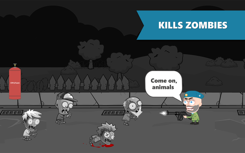 Valera VS Zombies - Gameplay image of android game