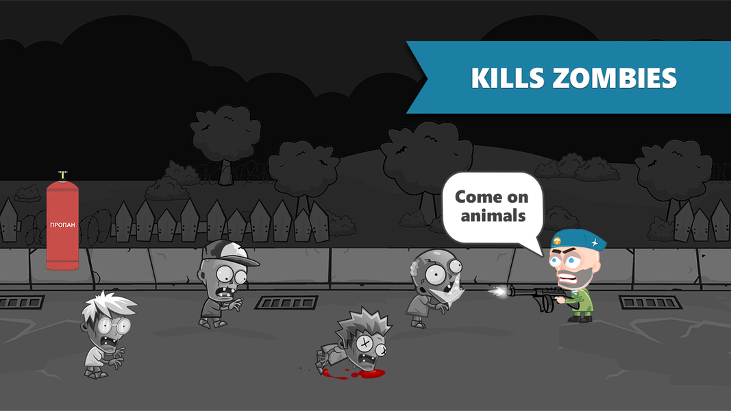 Valera VS Zombies - Gameplay image of android game