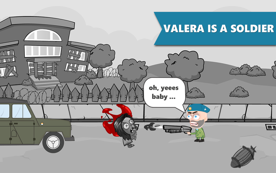 Valera VS Zombies - Gameplay image of android game