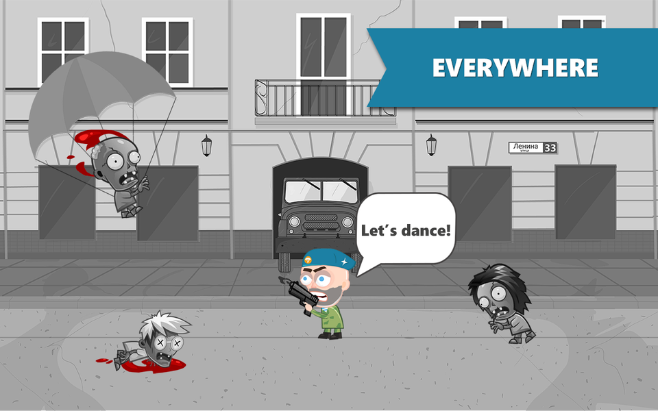 Valera VS Zombies - Gameplay image of android game