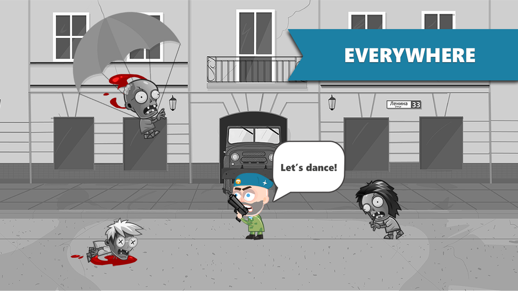 Valera VS Zombies - Gameplay image of android game