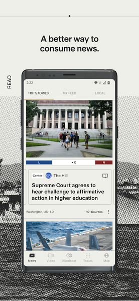 Ground News - Image screenshot of android app