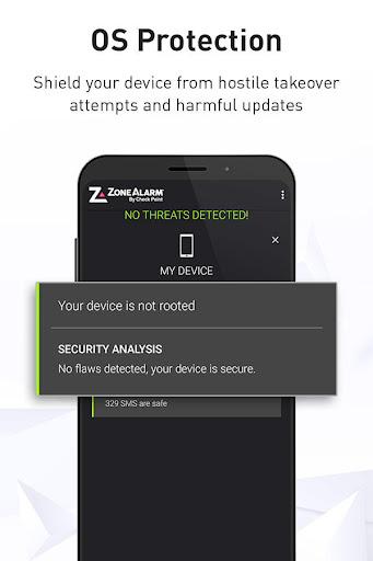 ZoneAlarm Mobile Security - Image screenshot of android app