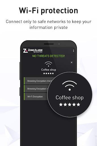 ZoneAlarm Mobile Security - Image screenshot of android app