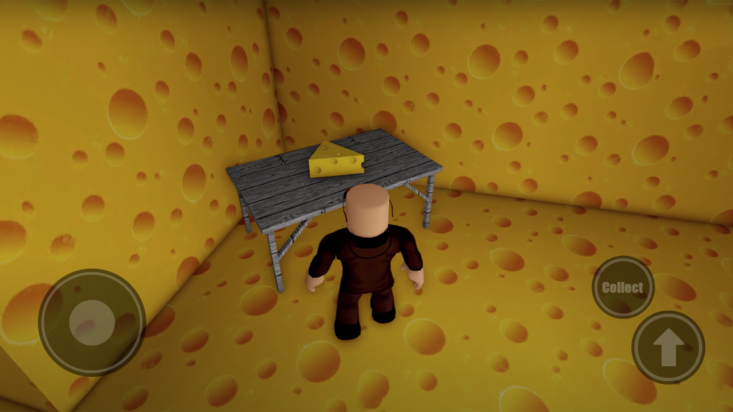 Obby Cheese Escape - Gameplay image of android game